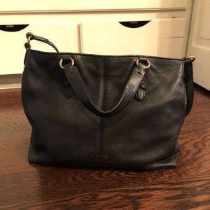 Ralph Lauren Black Leather Tote